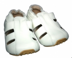 skeanie - white sandal with rubber sole junior range.jpg